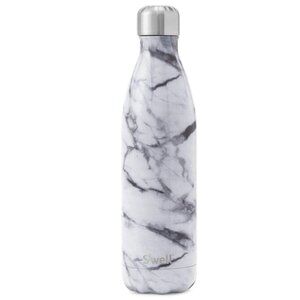 s'well white marble water bottle 25-oz.